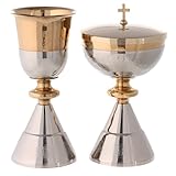 Chalice and Ciborium, Golden and Silver