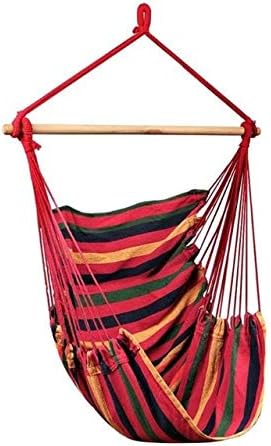 Amazon De Tragbare Camping Hangematte Home Schlafzimmer Schaukelbett Lazy Chair Outdoor Leinwand Camping Hangematte Garten Schaukel Hangematte Ohne Kissen