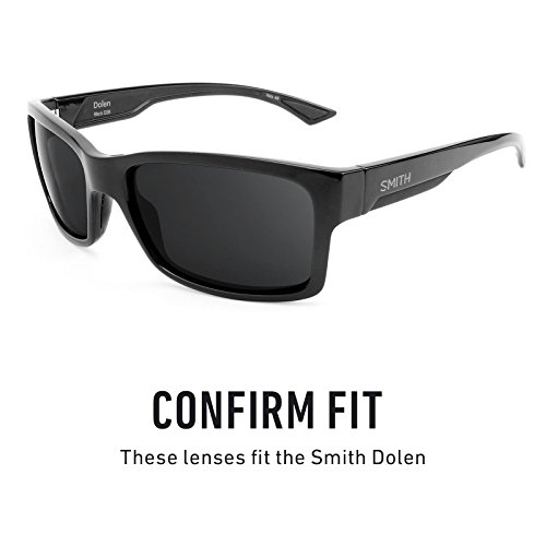 Revant Replacement Lenses for Smith Dolen Polarized Elite Oxbow Amber MirrorShield