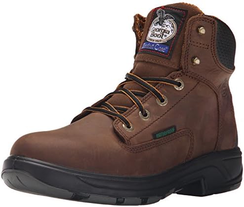 Georgia Men's FLXpoint 6" Boot-M Work, Brown, 9 M US