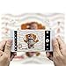 Homegician Baby Cotton Swaddle Blanket, Baseball Design, 40x50 Inch, Includes Props, Marker, and Birth Announcement Cards, Unisex