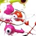 Temorah Fishing Lures Jig Heads,Ball Heads 1/32oz-1oz,Sharp Fishing Hooks for Freshwater or Saltwater