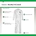 Lakeland MicroMax Coverall for Protection from Dirt, Grease and Grime, Zipper Closure, Open Wrist and Ankle Cuffs, White, X-Large (1 Pack)