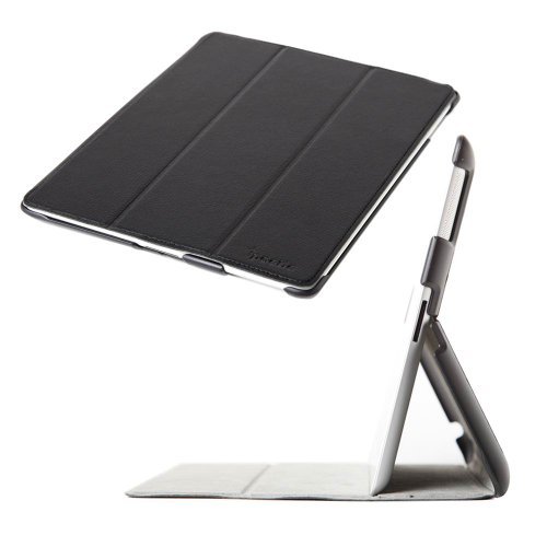 Poetic Protective Case for The NEW iPad HD / iPad 2 / iPad 3 /iPad 4 with Built-in Folding Cover Black - Support Auto Wake/Sleep Function (3 Year Manufacturer Warranty From Poetic)