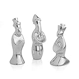 Nambe Miniature Nativity Figurines- Three Wise Men