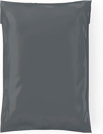 Straame Grey Mailing Bags 17x24 Self-Seal 25 Pack Tear-Proof