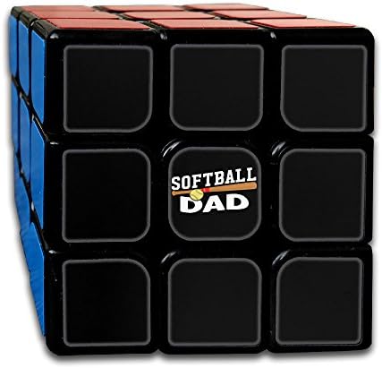 Softball Dad 3x3 Smooth Speed Magic Rubiks Cube Puzzle Cube Puzzles Toys