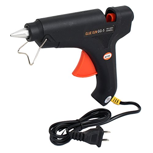 uxcell AC 100-240V 50-60Hz US Plug 40W Electric Hot Melt Glue Gun