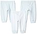 Moon and Back Baby Set of 3 Organic Pants, Blue Sky, 0-3 Months