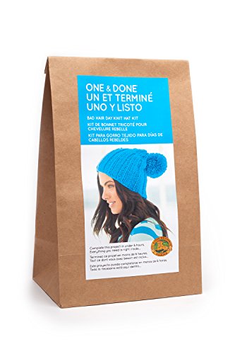 Lion brand yarn one & done kits 606-148 bad hair day knit hat