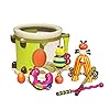 B-Toys--Parum-Pum--Toy-Drum-Kit-with-7-Musical-Instruments-for-Kids-18-Months-7-pcs-Multi-colourBX1883C1Z B. Toys – Parum Pum – Toy Drum Kit with 7 Musical Instruments for Kids 18 Months + (7-pcs) ,Multi-colour,BX1883C1Z