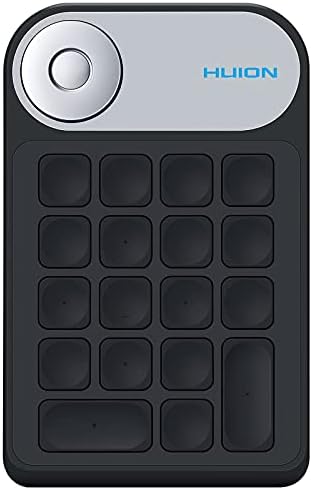 Télécommande Huion Keydial Mini K40 - 10 Touches Programmables Et écran OLED Pour Dessin