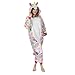 Emolly Fashion Adult Unicorn Animal Onesie Costume Pajamas for Adults and Teens (Medium, Rainbow)