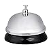 HomeAndDecor Classic Call Bell, 8.5cm Caliber for the Porter Kitchen Restaurant Bar, Service Bell with Black Base (2.36 inch)