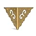 Hardware Philosophy Ocean Wave Brass Corner Hardware 2
