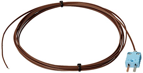 Oakton WD-08516-83 FEP-Insulated Flexible Wire Thermocouple Probe, Type T, -418°F to 400°F Temperature Range