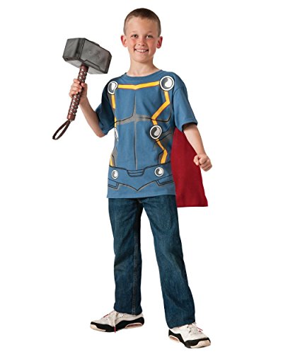 Marvel Universe Avengers Assemble Thor Costume T-Shirt with Cape