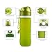 MyFriday Travel Collapsible Water Bottle 750ml/500ml Silicone Foldable Canteen with Leak Proof Valve, Medical Grade - 100% BPA Free