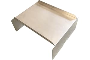 Cmanzhi BCA0A1 13 1/8" x11x 5 1/2" Drip Pan Heat Baffle Replacement for Traeger Pellet Smoker Grill and Tex Elite and Tex Fits 2007 Newer Tex, Lil Tex, Elite Tex Elite, Tex Elite Heat Diffuser BCA012