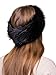 Futrzane Classic Headband - Faux Fur Headbands for Women - Furry Band for Winter (ONE, Black Classic)