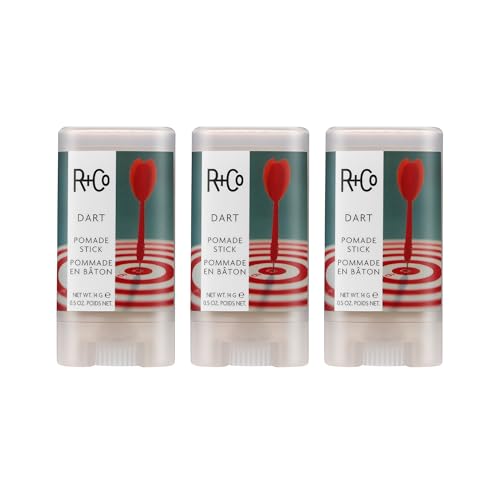 R+Co DART Pomade Stick – Retail 3 Pack, Styling Pomade for Hold & Definition, A…