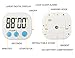 WUTL 11 4 Pack Digital Kitchen Timer Strong Magnetic Electronic Countdown and Count Up, Loud Alarm Small Size