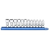GEARWRENCH 80311, 1/4" Drive 6 Point Flex Metric Socket Set, 12 Pc.