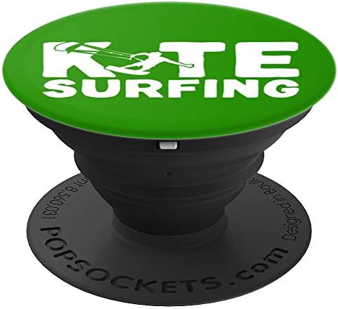 Kitesurf, Kitesurfing Green - PopSockets Grip and Stand for Phones and Tablets