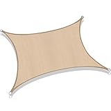 ROYAMY 10' x 10' Sun Shade Sail Rectangle, UV Block