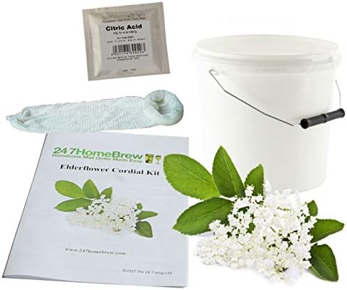 Elderflower Cordial Starter Kit for 1.5L Ingredients Included just add Flowers