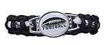 Boys Football Bracelet, Adjustable Football Paracord Bracelets for Kids-Perfect Football Player Gift