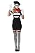Mime Costume Set - Halloween Womens French Artist Circus Lady, Small
