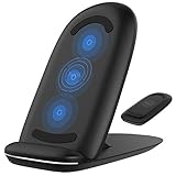 iPhone X Wireless Charger, HOCO Fast Qi Wireless Charging Pad For Samsung Galaxy Note 8, S8 / S8 Plus, S7 / S7 Edge, iPhone X, iPhone 8 / 8 Plus [No AC Adapter]