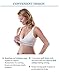 Rumina's Classic Nursing Bra with a built-in Hands-Free Pumping Bra - Nude, S