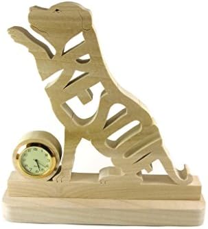 Rescue K9 Dog Desk Or Shelf Clock Handmade From Poplar Wood By KevsKrafts