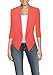 HyBrid & Company Womens Casual Work Office Open Front Blazer Jacket Made in USA