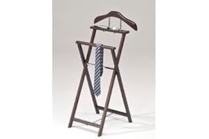 InRoom Designs Valet Stand Finish: Walnut