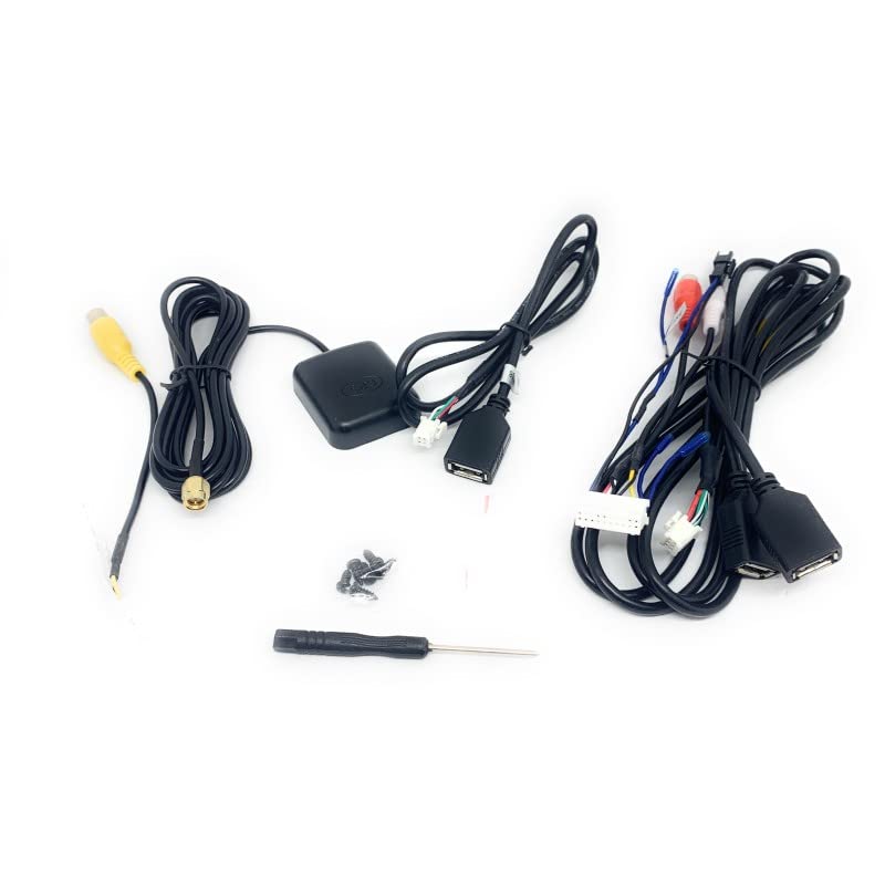 Sound-way - Car stereo ISO Radio Adapter and antena Wiring Harness Connector Lead Loom Cable Plug Adaptor compatible with Android car stereos