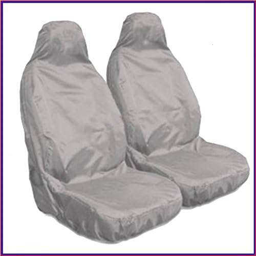TOYOTA LAND CRUISER (2003-2009)Pair Of Waterproof Seat Covers Grey