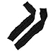 Vovotrade Winter Wrist Arm Hand Warmer Knitted Long Fingerless Gloves (Black-C)