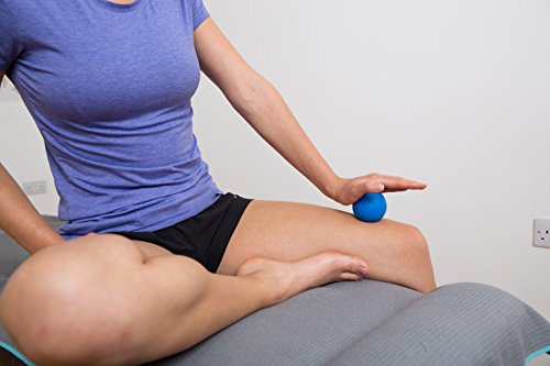 Meglio Lacrosse Massage Ball – For Self Targeting Myofascial Release – Reach Deep Tissue with Trigger Point Massage – Excellent Tool Use with Crossfit and Yoga Workouts