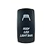 STVMotorsports® Laser Backlit Blue Rocker Switch ROOF LED Light BAR 20A 12V On/Off LED Light