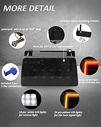 Bestview 5-In-1 LED Rear Fog Light Assembly Kits