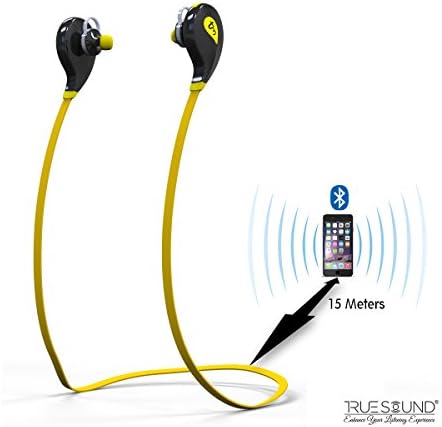 Bluetooth Sport Stereo Headphone: True~Sound Black Premium Wireless Hands-Free Earbuds with Microphone, Enjoy Ultimate Freedom & HD CD Sound, Best Headset for Running & Outdoor, Excellent Noise-Cancelling, Works Seamlessly on iPhone, Android Smartphones and Almost Any Device, Original Product, 100% Satisfaction & Outstanding Service Guaranteed By Ultimate Value Services!