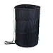 WDHome Pop up Laundry Hamper, Collapsible Laundry Basket for Dirty Clothes/Toys Storage,Large Storage Hampers for Dorm Room Accessories - Children's Toys Basket, 18 x 26 Inch-Black
