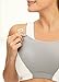 Glamorise Women's Double-Layer Custom-Control Sport Bra, White Grey, 42DD