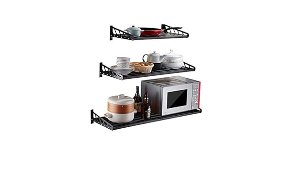 WXP Kitchen Furniture - Horno de microondas Rack Cocina Colgador ...