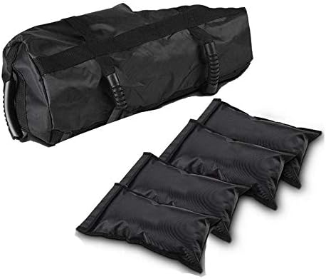 Hualieli 4 PCs/Set Sandbags Weightlifting Heavy Duty Workout Sand Bag Boxing Training Fitness Exercise Workout Accessories