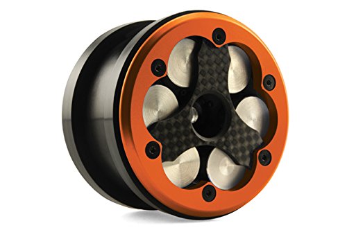 Axial AX08132 CNC 2.2 Comp Bead Lock Ring (2-Piece), Orange