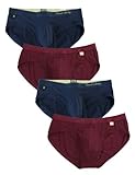 Men's 4 Pack Sexy Brief Low Rise with Soft Comfort Fit